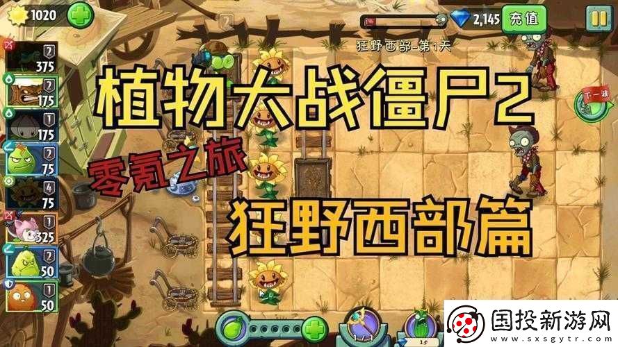 植物大战僵尸2狂野西部第6关三星通关详细攻略与技巧分享