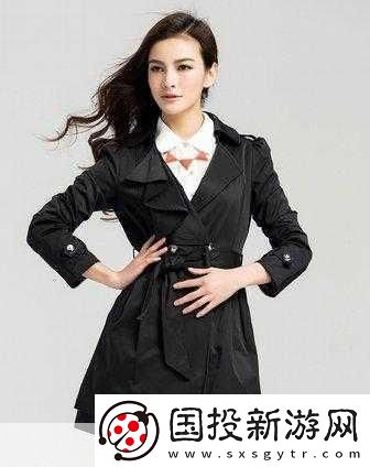 秋水伊人2022黑色毛呢外套