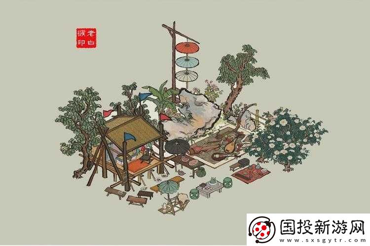 江南百景图街边演出