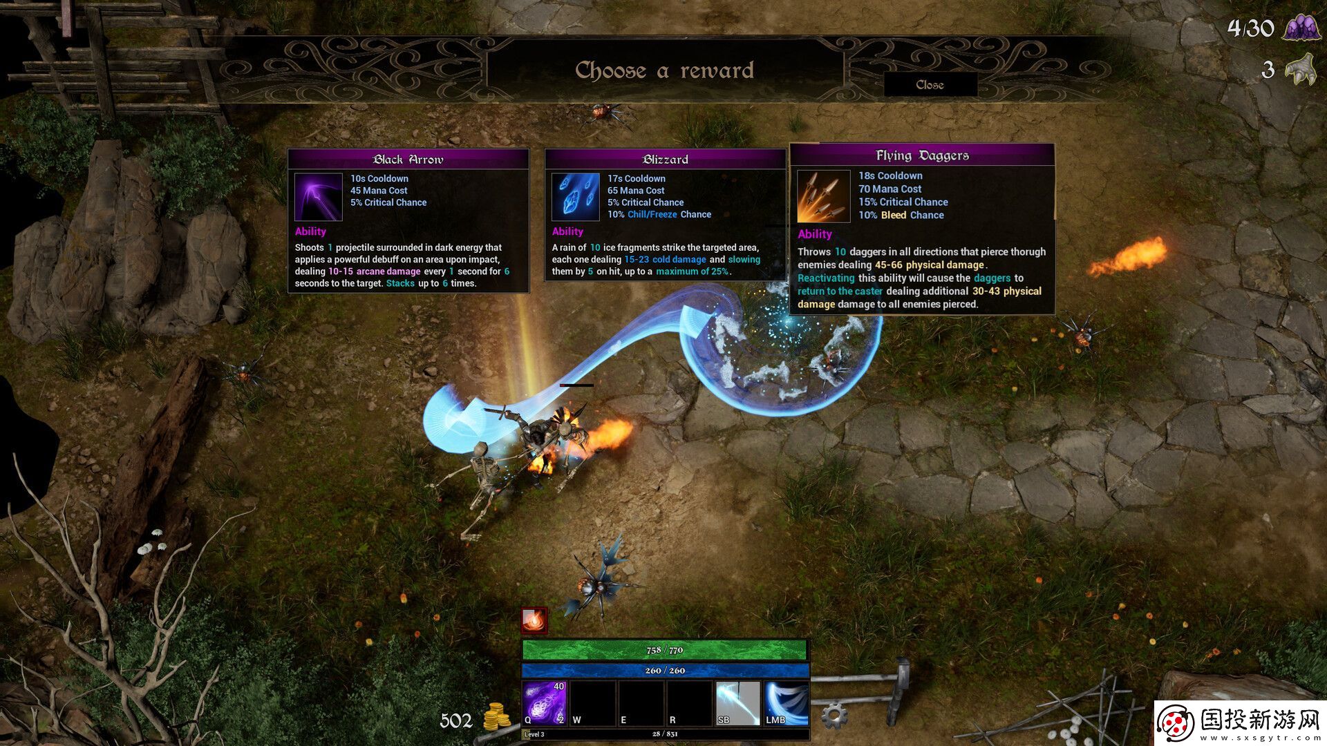 类暗黑快节奏俯视角动作游戏法术塑造者现已在Steam推出试玩Demo