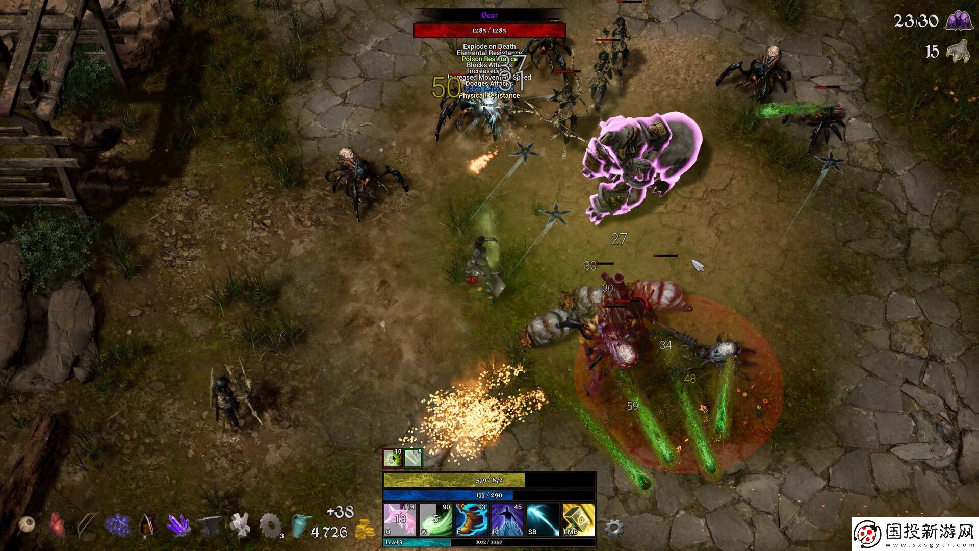 类暗黑快节奏俯视角动作游戏法术塑造者现已在Steam推出试玩Demo