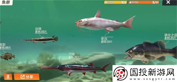 欢乐钓鱼大师鱼类有哪些