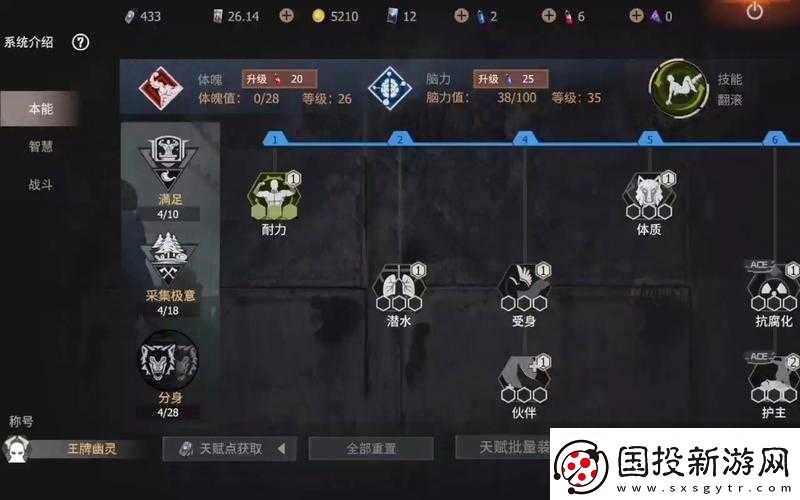 战斗天赋解析系统