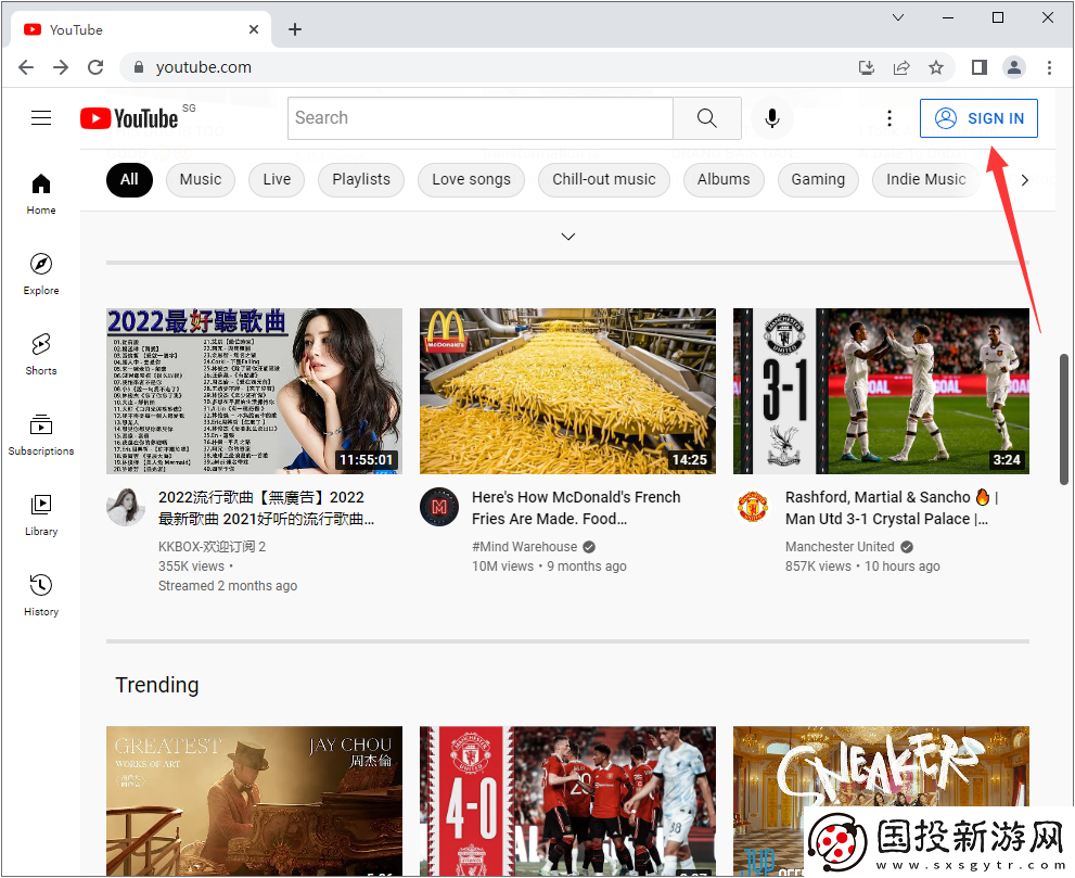 YouTube官网入口