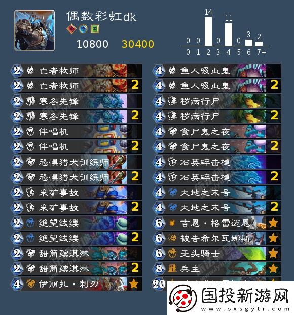 炉石传说国服死亡骑士卡组怎么搭配
