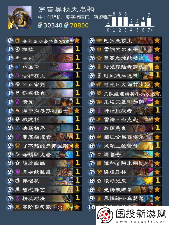 炉石传说圣骑士可以用什么卡组