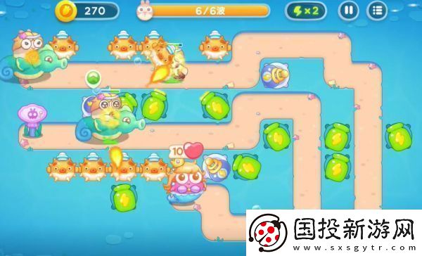 保卫萝卜4海的闺女第39关图文攻略