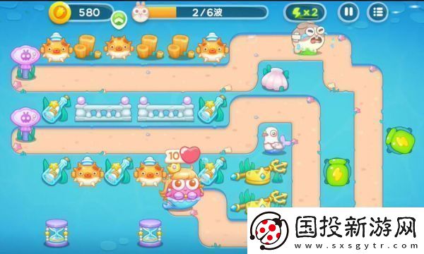 保卫萝卜4海的闺女第39关图文攻略