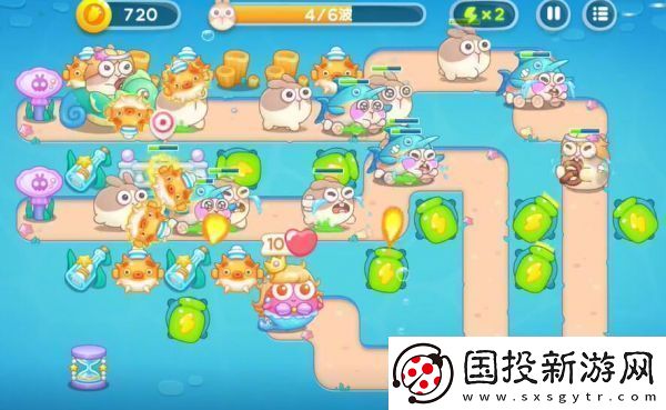 保卫萝卜4海的闺女第39关图文攻略