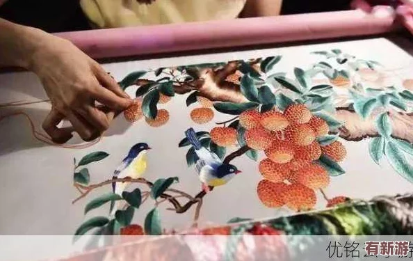佛帐潮绣凸浮双龙耳帐