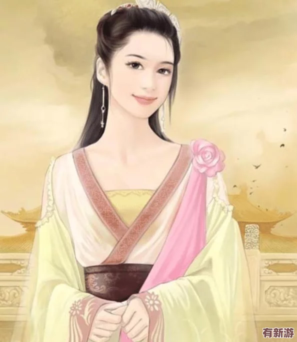 上官婉儿拿一支笔稿自己下直