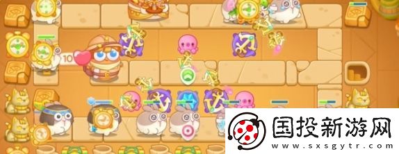 保卫萝卜4法老归来第54关通关攻略