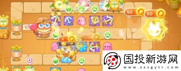 保卫萝卜4法老归来第54关通关攻略