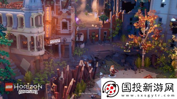 乐高地平线大冒险开发中使用真正的乐高积木制作