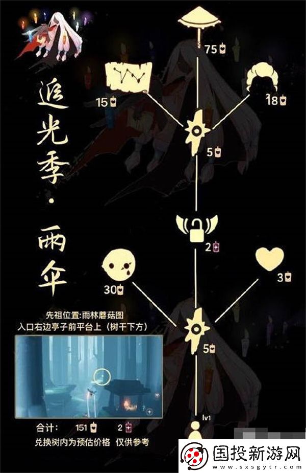光遇雨伞先祖兑换图一览2023