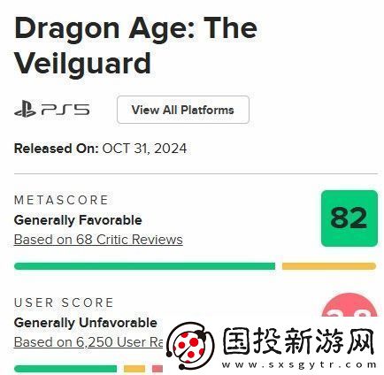 龙腾世纪4Steam预估销量超62万销售额破2.1亿元