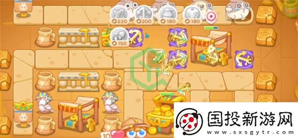 保卫萝卜4法老归来第113关怎么过