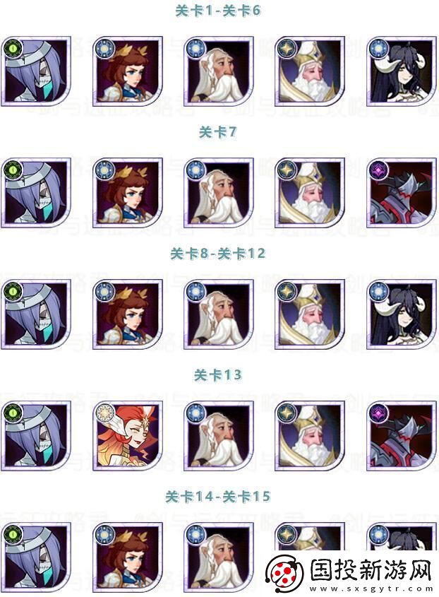 剑与远征银脉之乱阵容推荐攻略