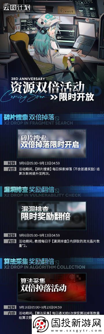 云图计划资源双倍活动限时开放