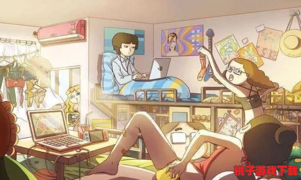 女生和男生一起努力生猴子不盖被子