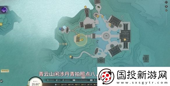 诛仙世界青云门闲涉丹青点在哪