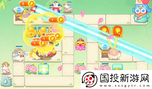 保卫萝卜4梁波波与祝秋秋第一关怎么过