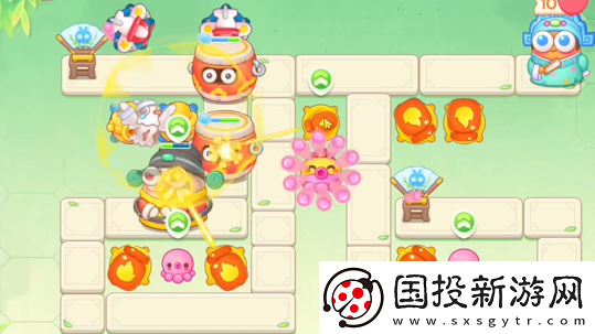 保卫萝卜4梁波波与祝秋秋第一关怎么过