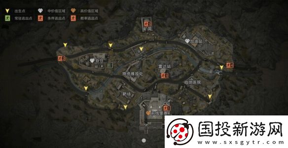 暗区突围要塞安全区地图介绍