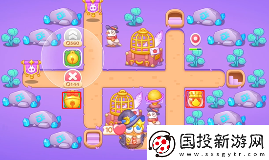 保卫萝卜4阿波与魔法宝藏第57关通关攻略