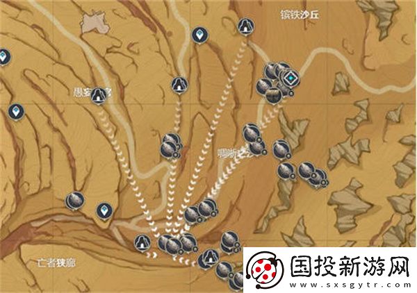原神沙脂蛹最快收集路线