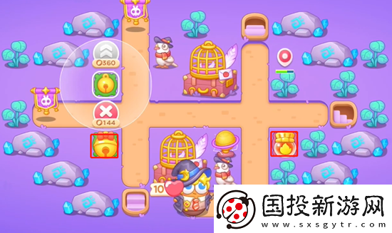 保卫萝卜4阿波与魔法宝藏第57关通关攻略