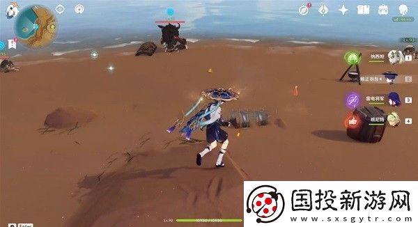 原神荒石苍漠沙堆宝箱怎么开