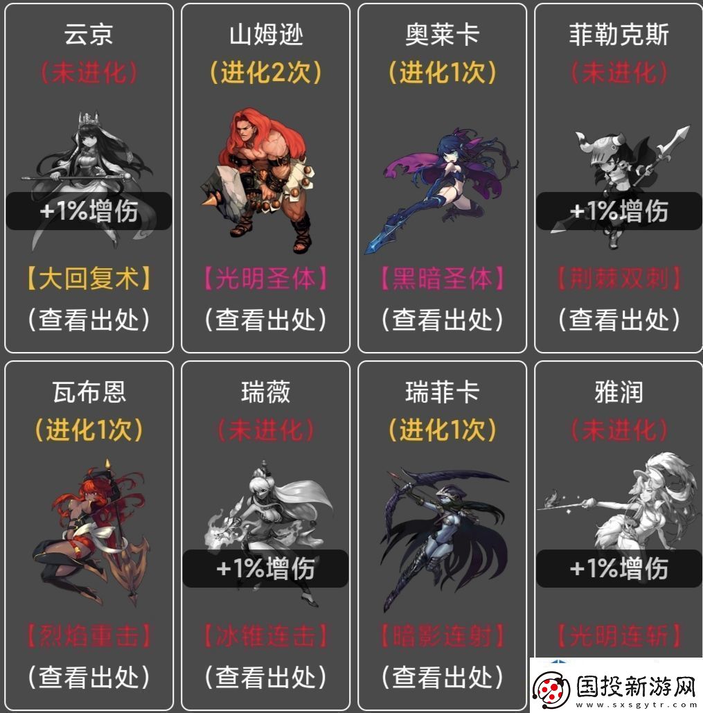 卡牌合神装