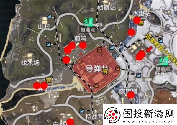 和平精英地铁逃生冰河禁区打野点在哪
