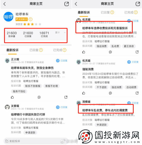 哈啰单车遭