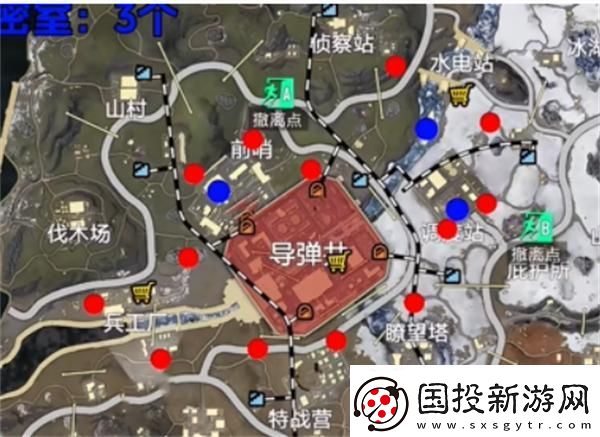 和平精英地铁逃生冰河禁区打野点在哪