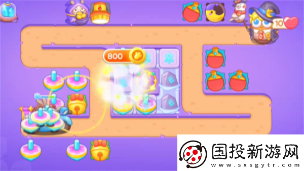 保卫萝卜4阿波与魔法宝藏第117关通关攻略