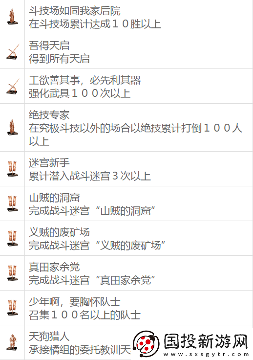 如龙维新极全奖杯解锁条件有什么