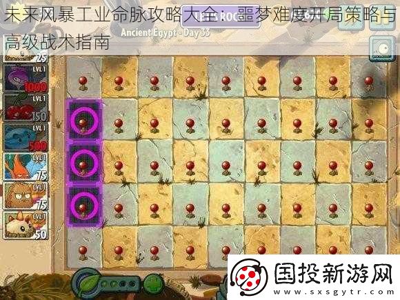 未来风暴工业命脉攻略大全