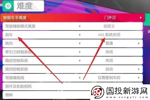 地平线4abs开还是关