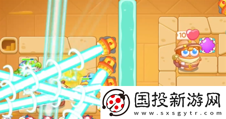 保卫萝卜4法老归来第118关通关流程