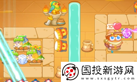 保卫萝卜4法老归来第118关通关流程