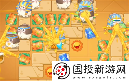保卫萝卜4法老归来第119关过关攻略