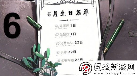 重返未来1999角色生日