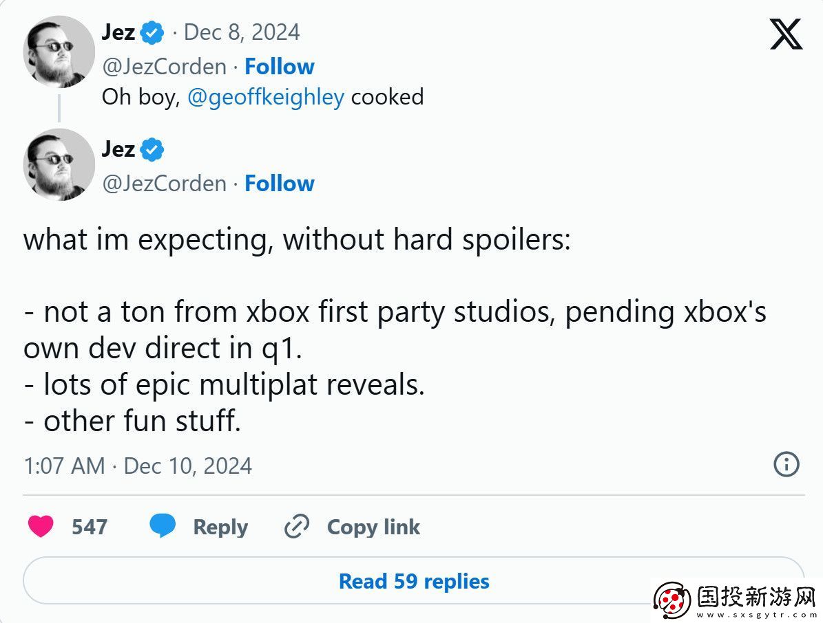 传Xbox明年Q1继续搞直面会