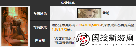 无期迷途蓝鹫技能介绍