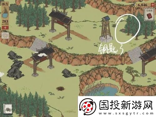 江南百景图小青蛇纸条位置