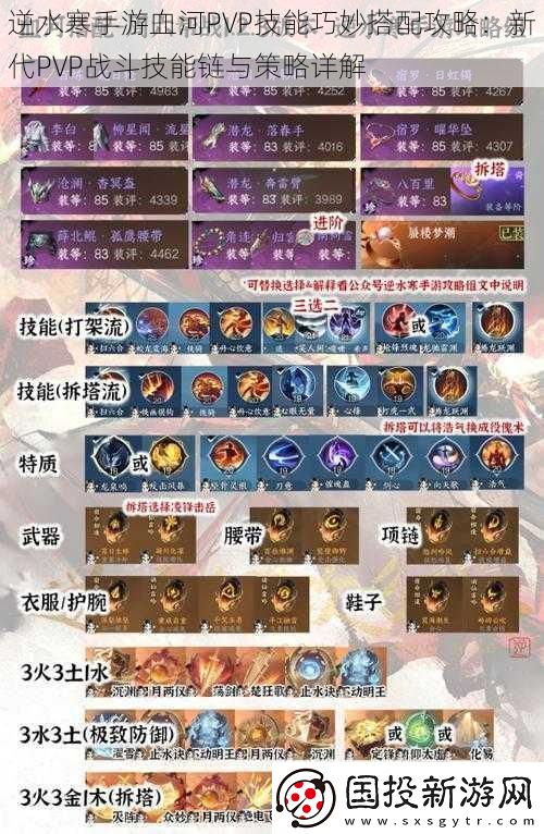 逆水寒手游血河PVP技能巧妙搭配攻略