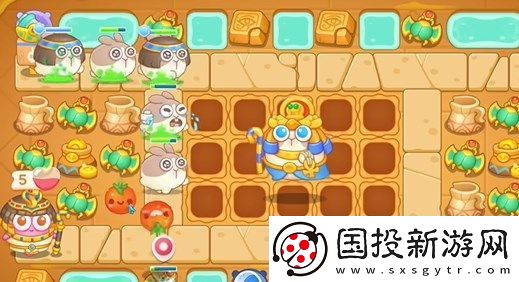 保卫萝卜4法老归来第46关通关详解
