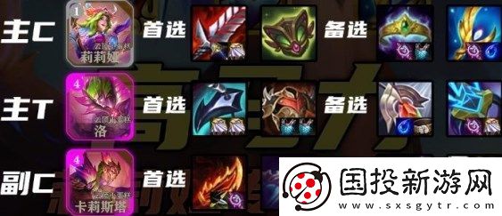 金铲铲之战高马力莉莉娅阵容玩法介绍